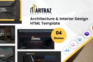 Artraz – 建筑与室内设计 HTML 模板