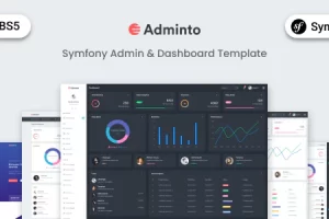 Adminto – Symfony 管理和仪表板模板