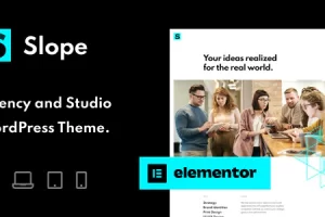 Slope v1.0.9 – Agency & Studio WordPress 主题