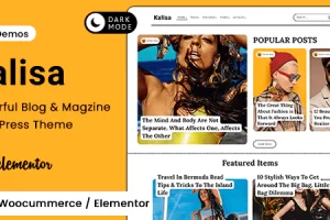 Kalisa v1.5 – 博客和杂志 WordPress 主题