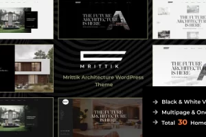 Mrittik v1.0.1 – 建筑和室内设计主题