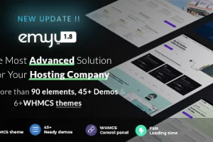 EMYUI v1.8.1 – 带有 WHMCS 模板的多用途虚拟主机