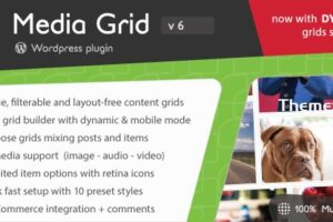 Media Grid v7.5.5 – WordPress 响应式组合