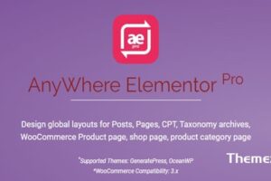 AnyWhere Elementor Pro v2.26.1 – 全局帖子布局