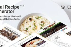 Total Recipe Generator v2.5.0 – 具有架构和营养成分的 WordPress 食谱制作工具
