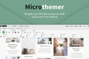 MicroThemer v7.2.4.5 – WordPress CSS 编辑器