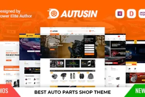 Autusin v2.6.0 – 汽车零件和汽车配件店 Elementor WooCommerce WordPress 主题
