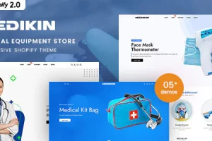 Medikin – 医疗设备响应式 Shopify 2.0 主题