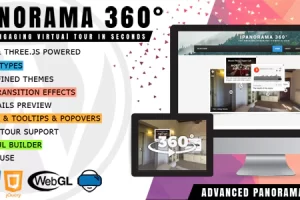 iPanorama 360° v1.8.0 – 适用于 WordPress 的虚拟旅游构建器