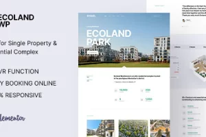Ecoland v1.5 – 单属性 WordPress 主题
