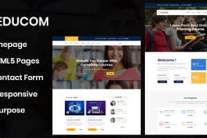 Educom v2.4.4 – 教育和 LMS 模板