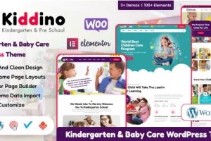 Kiddino v1.0.0 – 儿童和幼儿园 WordPress 主题
