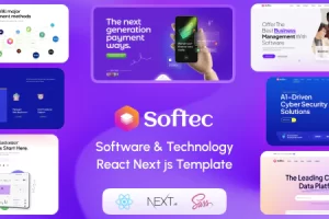 Softec – 软件与技术 React Next js 模板