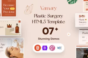 Vamary – 整形外科 HTML5 模板