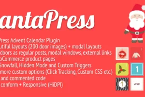 SantaPress v1.6.4 – WordPress 降临节日历插件和测验