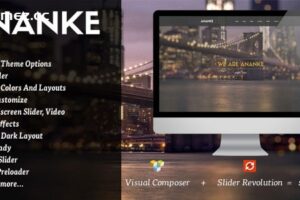 Ananke v3.9.5 – 一页视差 WordPress 主题
