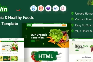 Frutin – 有机健康食品 HTML 模板