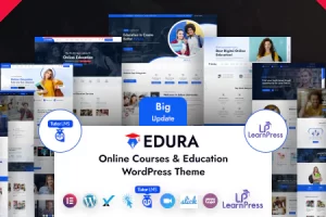 Edura v2.0.0 – 在线课程和教育 WordPress 主题