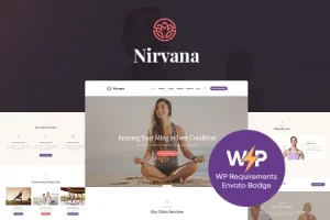 Nirvana v1.3.0 – 瑜伽工作室和健身俱乐部 WordPress 主题