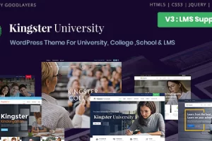 Kingster v3.2.0 – 适用于大学、学院和学校的教育 WordPress