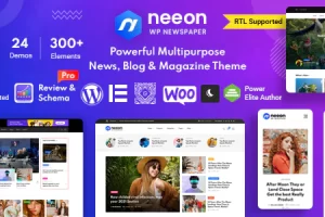Neeon v2.9.4 – WordPress 新闻杂志主题