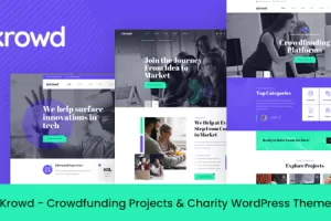 Krowd v1.3.2 – 众筹和慈善 WordPress 主题