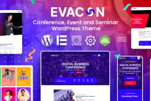 Evacon v1.0.7 – 活动和会议 WordPress 主题