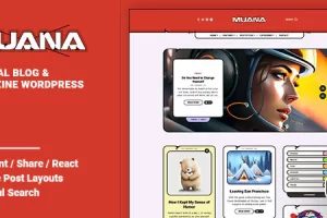 Muana v1.0.2 – 博客和杂志 WordPress 主题