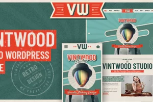 VintWood v1.1.3 – 复古的 WordPress 主题