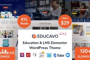 Educavo v3.0.7 – 在线课程和教育 WordPress 主题