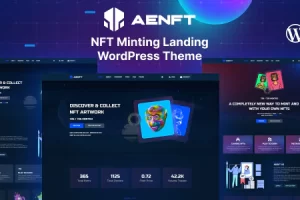 Aenft v1.0 – NFT 铸币系列 WordPress 主题