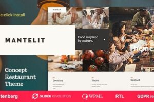 Mantelit v1.1.3 – 餐厅 WordPress 主题