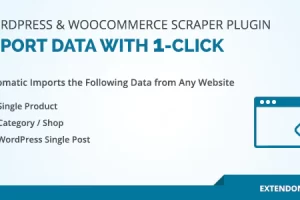 WordPress 和 WooCommerce Scraper 插件 v1.0.6 – 从任何站点导入数据