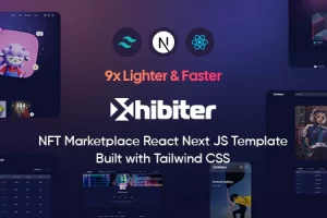 Xhibiter v1.8.0 – NFT 市场 React NextJS 模板