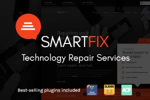 SmartFix v1.2.0 – 技术维修服务 WordPress 主题