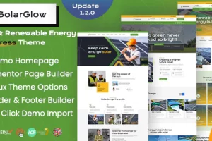 Solarglow v1.2.0 – 太阳能和可再生能源 WordPress 主题