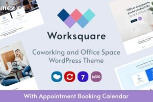 Worksquare v1.18 – 联合办公和办公空间 WordPress 主题