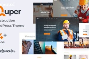 Quper v1.19 – 建筑和建筑 WordPress 主题