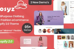 Rosyz – 多功能服装和时尚电子商务 Shopify 2.0 主题