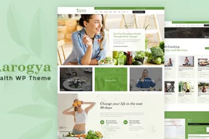 Aarogya v2.5 – 营养与营养师 WordPress 主题