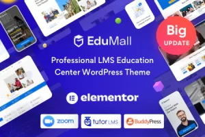 EduMall v3.5.7 – 专业LMS教育中心WordPress主题
