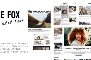 The Fox v6.2 – 最小的 WordPress 博客杂志主题