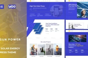 SunPower v1.0.4 – 太阳能可再生能源主题