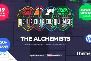 Alchemists v4.5.9 – 体育、电子竞技和游戏俱乐部和新闻 WordPress 主题