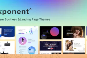 Exponent v1.3.0.3 – 现代多功能商业主题