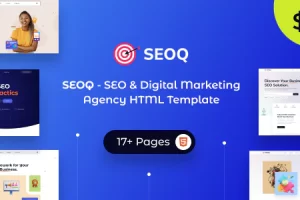 SEOQ – SEO 和数字营销机构 HTML 模板