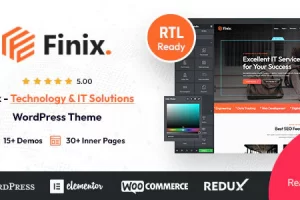 Finix v2.0.0 – 技术和 IT 解决方案 WordPress 主题