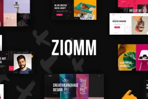 Ziomm v1.0.3 – 创意机构和作品集 WordPress 主题