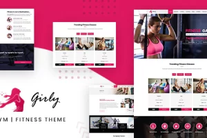 Girly Gym v2.5 – 健身房健身 WordPress 主题