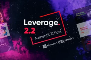 Leverage v2.2.6 – 创意机构和作品集 WordPress 主题